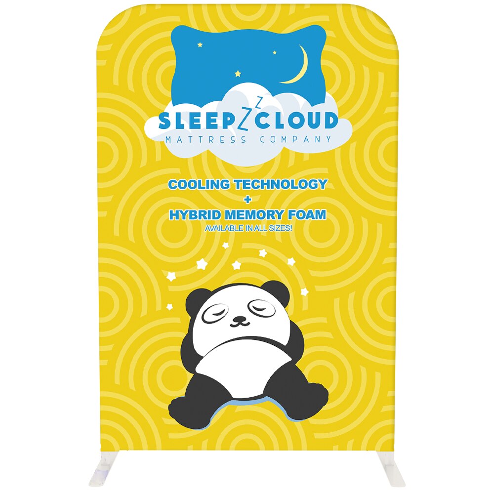 EZ Tube Twin Headboards — 37 in Double Sided Graphic Only